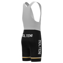 Load image into Gallery viewer, MOLTENI BLACK Retro Bib Shorts