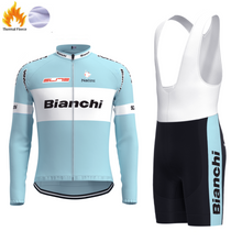 Load image into Gallery viewer, Bianchi Thermal Jacket &amp; Bib Set