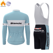 Load image into Gallery viewer, Bianchi Thermal Jacket &amp; Bib Set