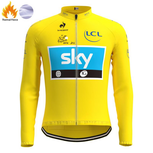 Pro Team Winter Jacket Sky Yellow