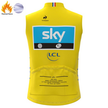 Load image into Gallery viewer, Thermal Gilet Vest Sky Yellow