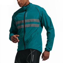 Load image into Gallery viewer, Reflective Waterproof Jacket Teal