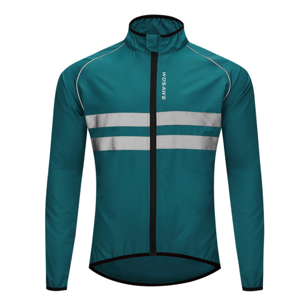 Reflective Waterproof Jacket Teal