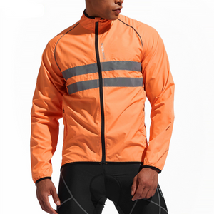 Reflective Waterproof Jacket Orange