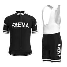 Load image into Gallery viewer, FAEMA Black Retro Top &amp; Bib Set