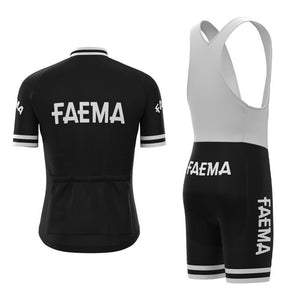 FAEMA Black Retro Top & Bib Set