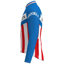 Load image into Gallery viewer, FLEECE Lined Winter Long Sleeve Jersey Brooklyn Blue