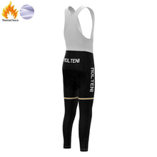 Load image into Gallery viewer, FLEECE Thermal Bib Pants Molteni Black