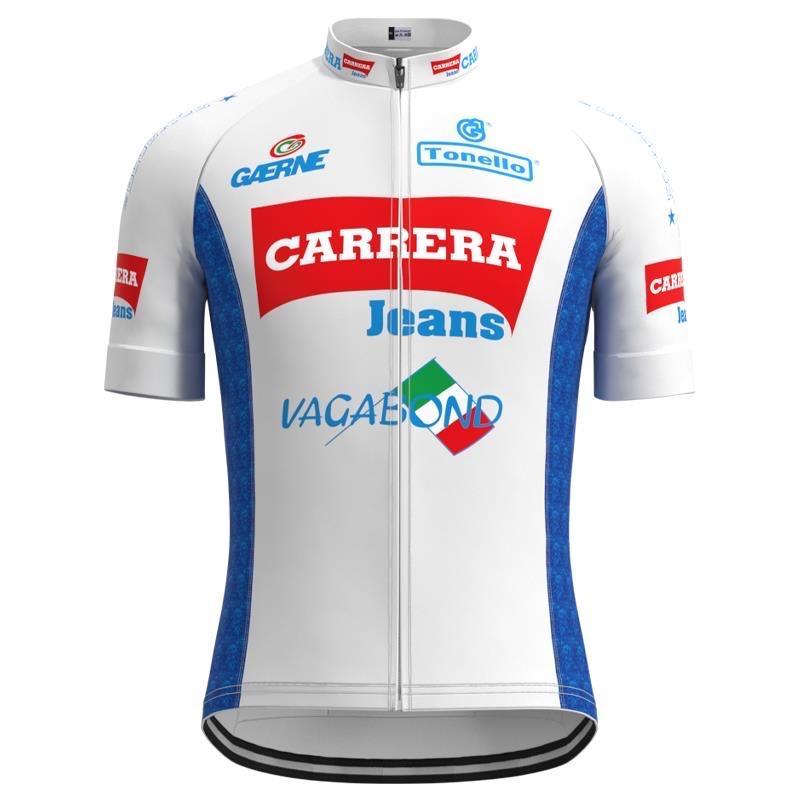 Jerseys - Carrera Retro Jersey Short Sleeve White