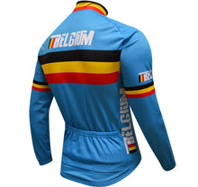 Load image into Gallery viewer, Jerseys - FLEECE Lined Winter Long Sleeve Jersey Belgium