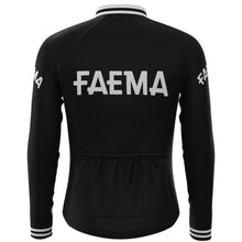 Load image into Gallery viewer, Jerseys - FLEECE Lined Winter Long Sleeve Jersey FAEMA Black