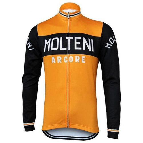 Jerseys - Molteni Retro Long Sleeve Jersey Orange