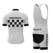 Load image into Gallery viewer, Peugeot White Retro Top &amp; Bib Set