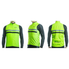 Load image into Gallery viewer, Classic Windstopper Gilet Vest Fluro Green